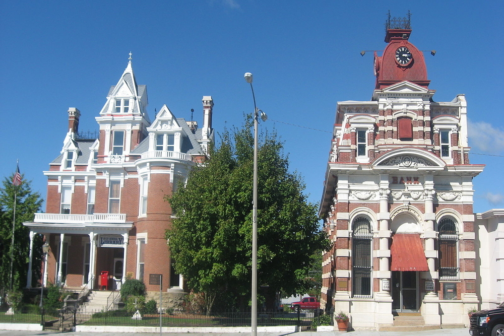 Washington Street in McLeansboro, a city in which residents are projected to pay a $1,184,881 tax increase this year.