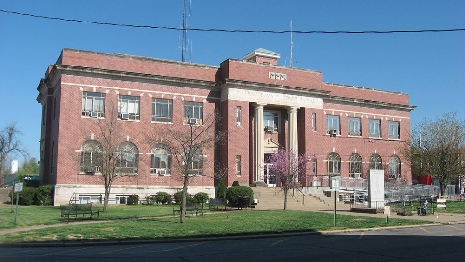 The Massac County courthouse