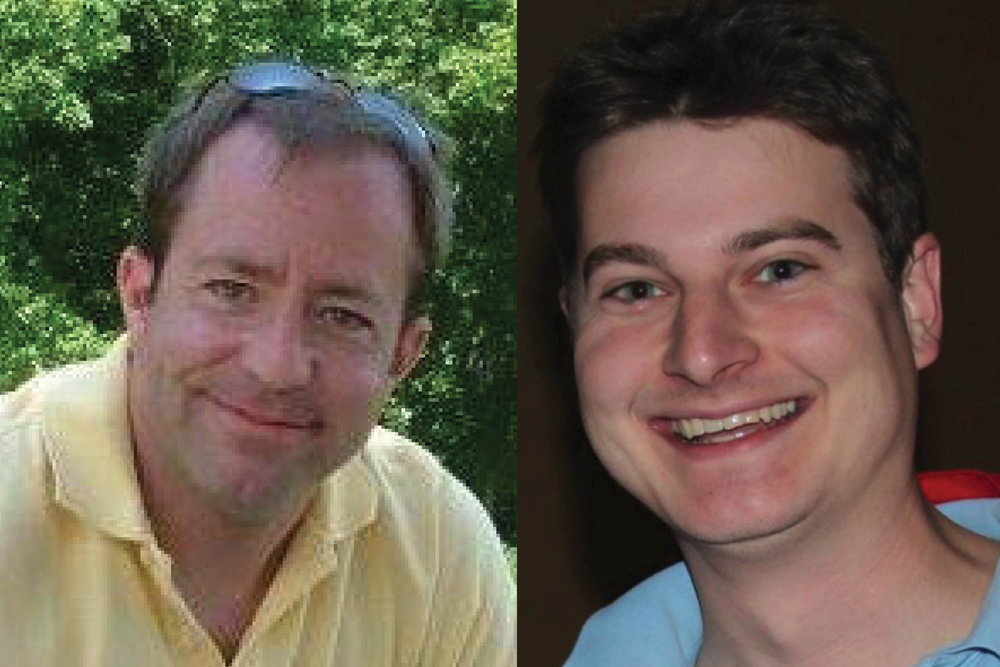 (Left) Andrew Freiheit is Chief of Staff to House GOP Leader Jim Durkin. (Right) Michael Mahoney formerly worked for Governor Bruce Rauner as a policy advisor.