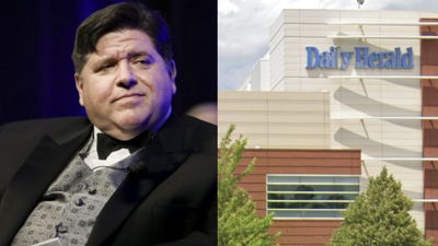 Gov. J.B. Pritzker was able to convince the Daily Herald to stop publishing LGIS's newspapers. 