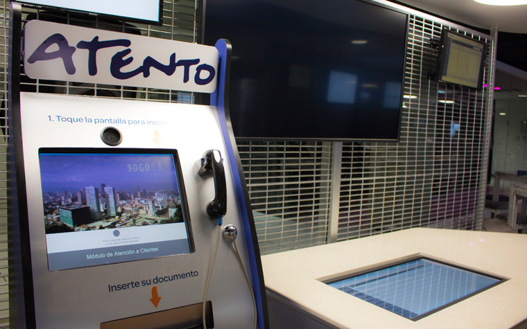 Inside the Atento Customer Experience Solutions Center in Mexico City.