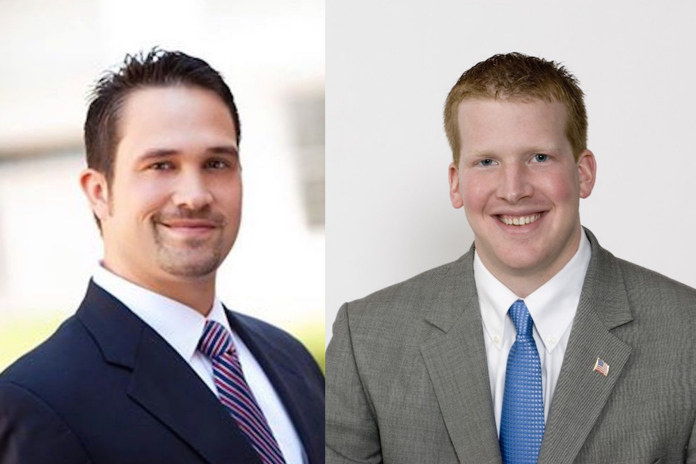 Brian Stout, left, and Jason Plummer