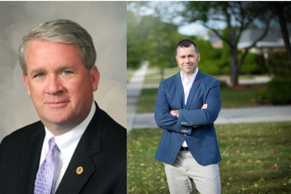 Jim Durkin, left, and Tom Chylstek