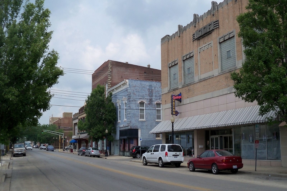 Downtown Centralia, a city in which residents are projected to experience a $3,692,021 tax increase this year.