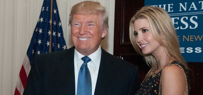 Donald Trump with daughter Ivanka