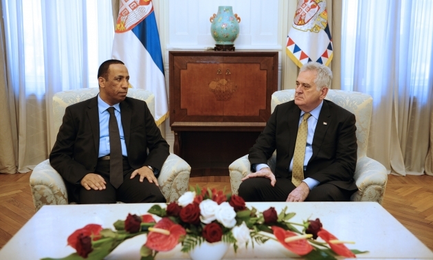 Serbian President Tomislav Nikolic met recently with Ambassador of the United Arab Emirates (UAE) to Serbia Juma Rashid Saif Zayed Al Dhaheri.