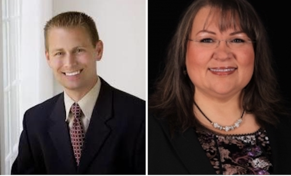 Joe Sosnowski, left, and Angelique Bodine