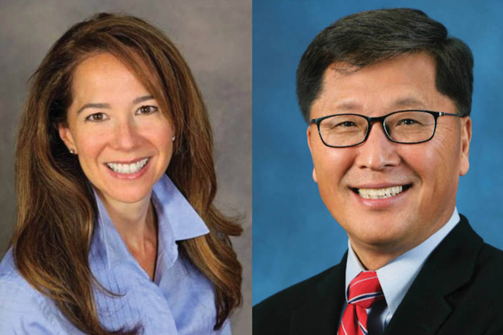 Jennifer Gong-Gershowitz, left, and Peter Lee