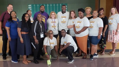 A group of teachers, support staff and administrators at Elementary School District 159 in Cook County presented a new math curriculum for the district at a board of education meeting in July.