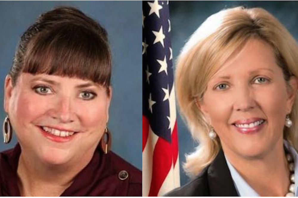 Heidi Henry, left, and Sue Rezin
