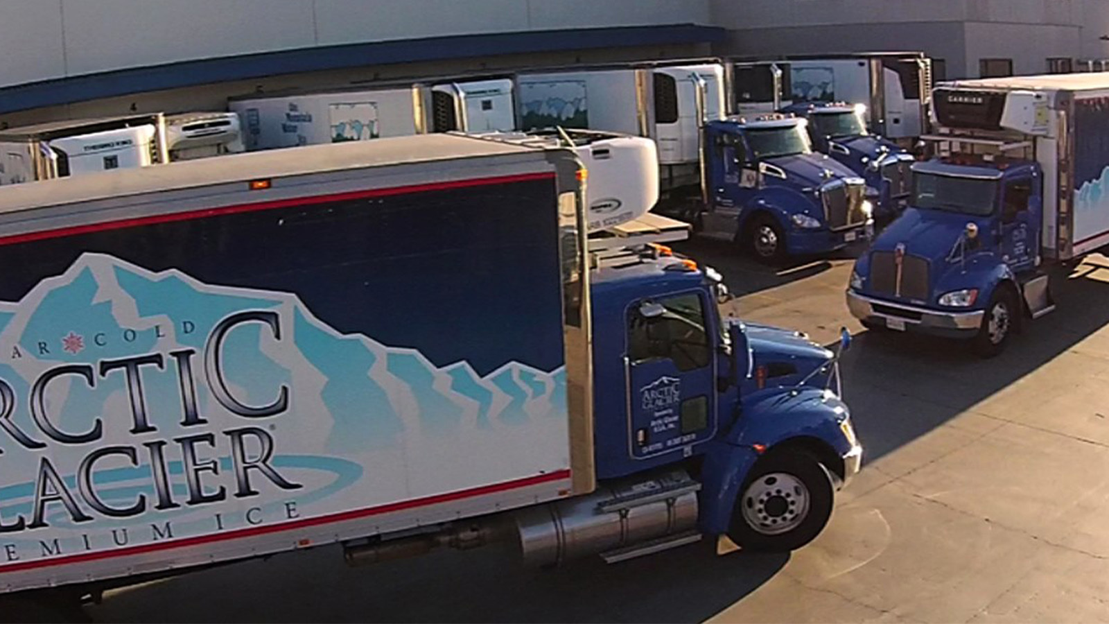 Arctic Glacier Profile Globe Banner