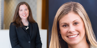From left: Attorneys Nicki Bazer and Kimberly Hermann
