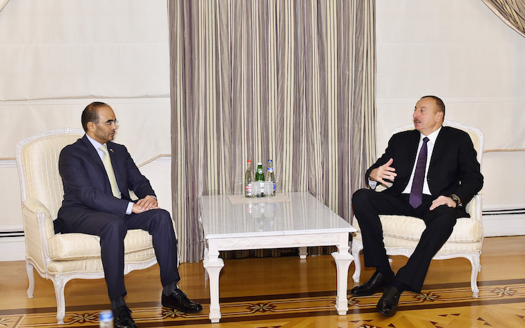 Chairman of Dubai Chamber meets with president of Azerbaijan