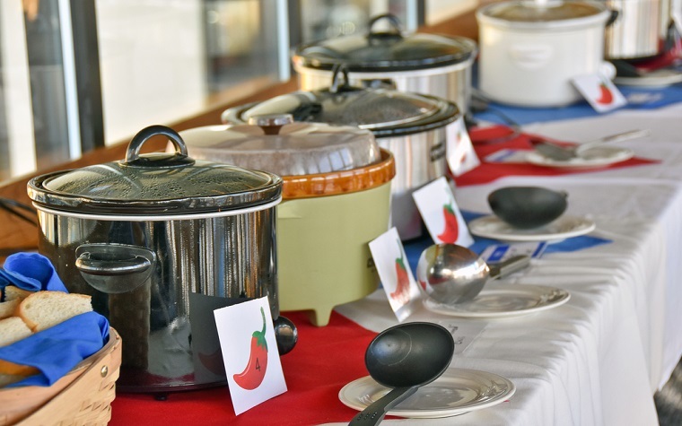 The Chili Cook-off will be held on Friday, November 18.