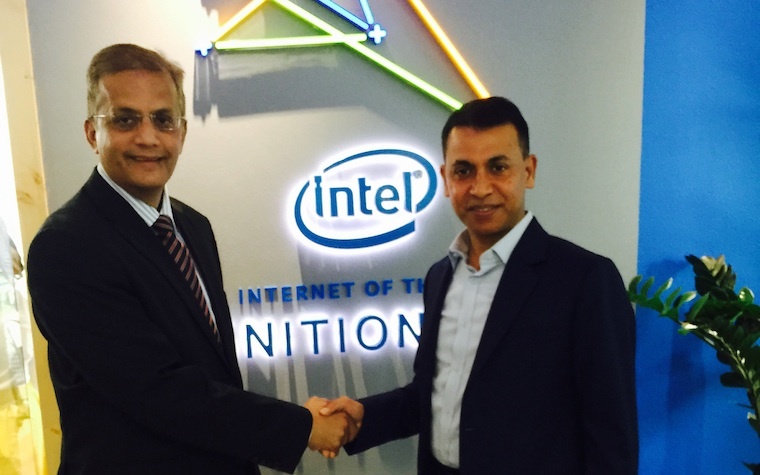 Amanulla Khan, right, Linksys’ director for the Middle East