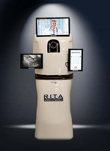 Pertexa's Robotic Intellegent Tele-health Assistant aims to keep doctors connected to web anywhere they are.