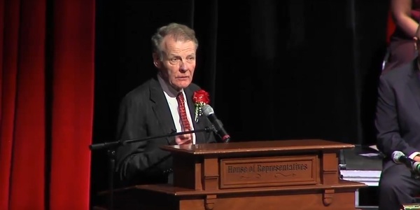 House Speaker Michael Madigan (D-Chicago) on inauguration night