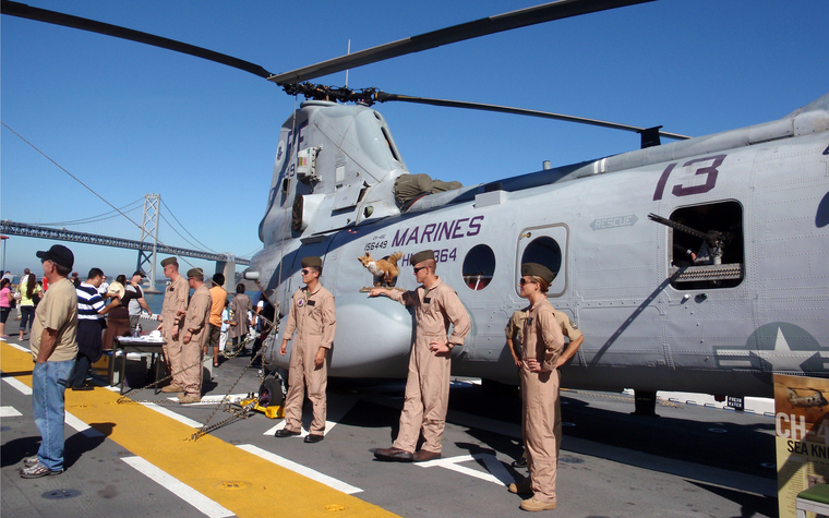The USS Makin Island, shown here during Fleet Week 2010, met the requirements for the Battle Effectiveness Award for 2016.