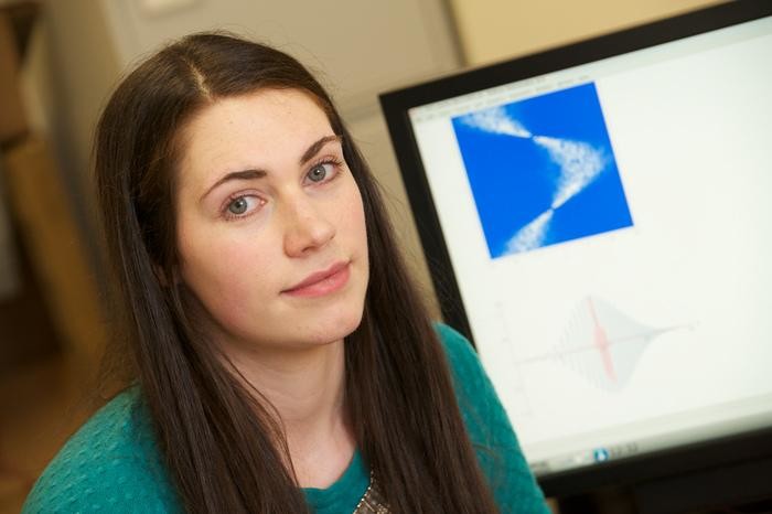 Researcher Katherine Tant led a study that found sound waves can be used to detect cracks in pipes, airplanes and nuclear power plants, among other structures.