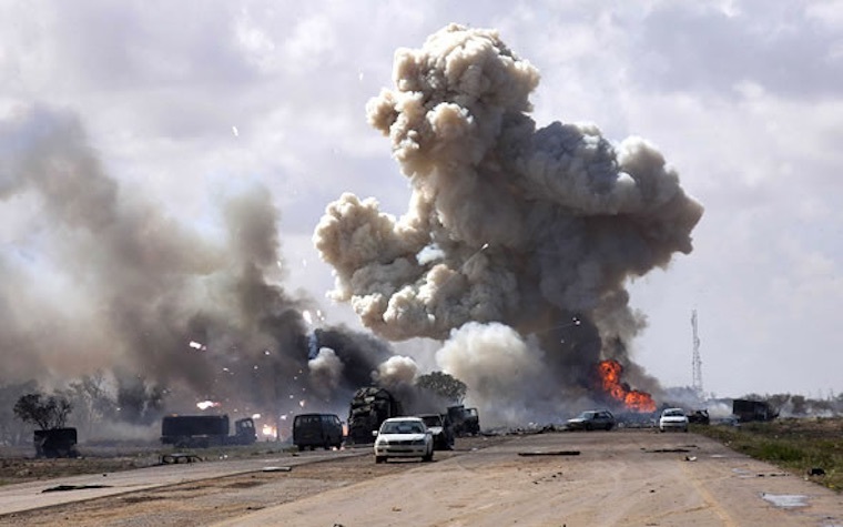 Nearly 35,000 precision-guided bombs have been dropped across Iraq and Syria.