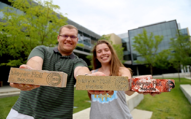 Mines physics groups are rewarding members with bricks.