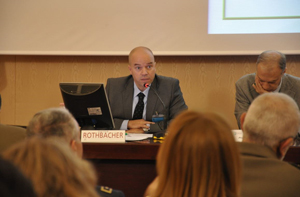 Rothbacher chairs international CBRNe workshop in Italy.