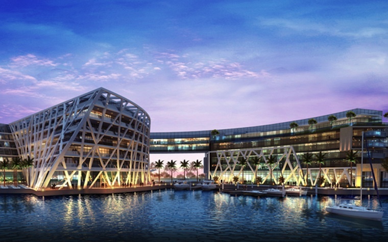 Al Shafar General Contracting finishes structural work on Abu Dhabi's Marina Bloom development.