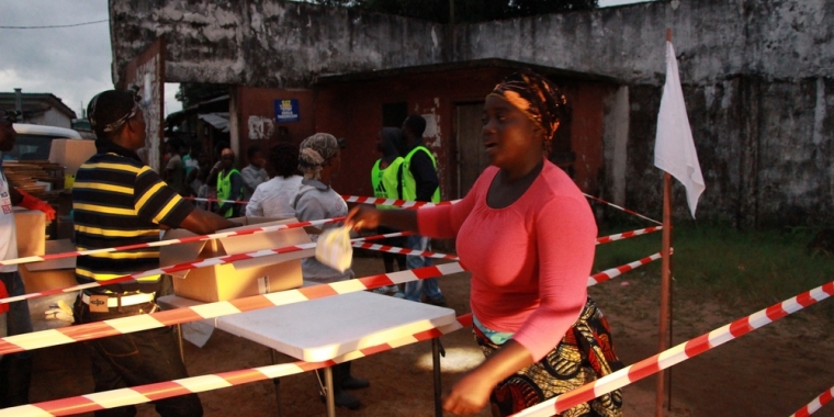 Distributing antimalarial drugs in Liberia indirectly may help control the spread of Ebola.