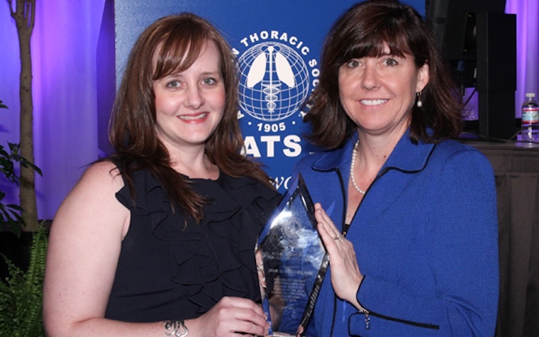 Julie Ledford (left) together with research partner Monica Kraft (right).